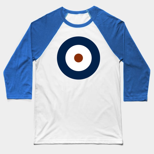 RAF Roundel Type A (WW2 Era) Baseball T-Shirt by Lyvershop